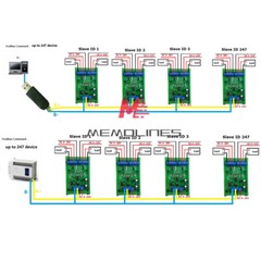 RS485 0-1A 0-30V Current Voltage Collector Voltage Signal Acquisition MODBUS RTU