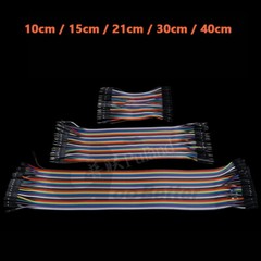 40 Dupont Jump Wire M-F M-M F-F Jumper Breadboard Cable Wire Lead For HOBBY