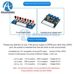 Desktop Computer Power Adapter Board ATX Power Board Lead-out Module