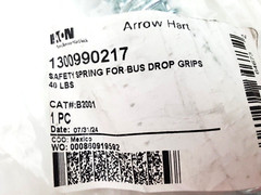 Lot of 10 Eaton 1300990217 Safety Spring Bus Drop Grips Arrow Hart 40 LB B2001