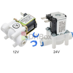 DC 12V 24V 1/4 ” NC Electric Solenoid Valve Magnetic Water Air Inlet Flow Switch