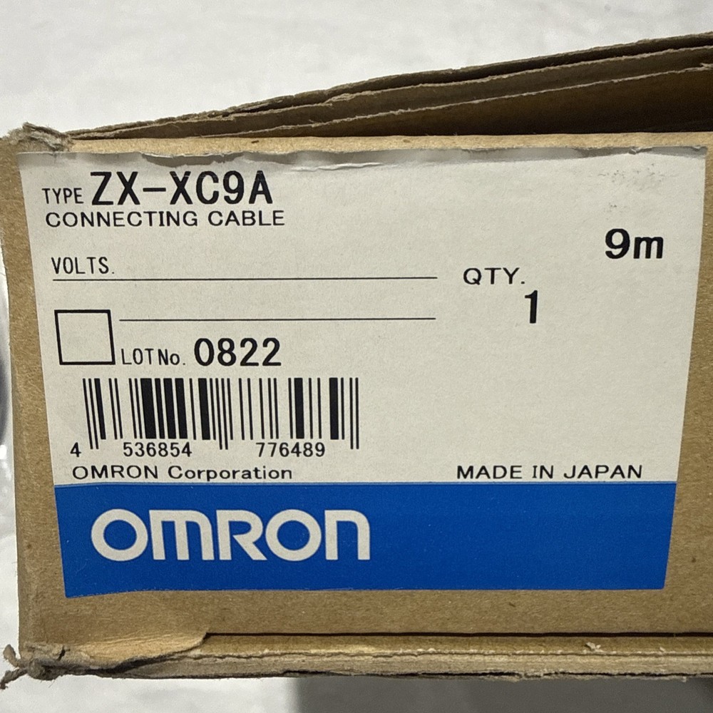 NEW* Omron ZX-XC9A Connecting Cable ZX Series SMART SENSOR 29.5FT(9M) Extension