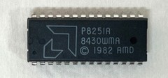 NEW AMD P8251A Comms Interface; UART IC 1, UART Channel 28-CDIP; 2PCS