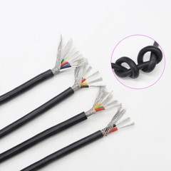 Soft Silicone Rubber Shielded Cable Insulated Flexible Copper Wire Sq 0.3-2.5 mm