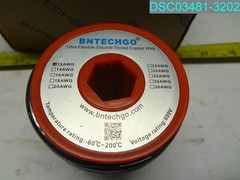 BNTECHGO 12 Gauge Silicone wire spool red and black each 25ft Flexible 12 AWG