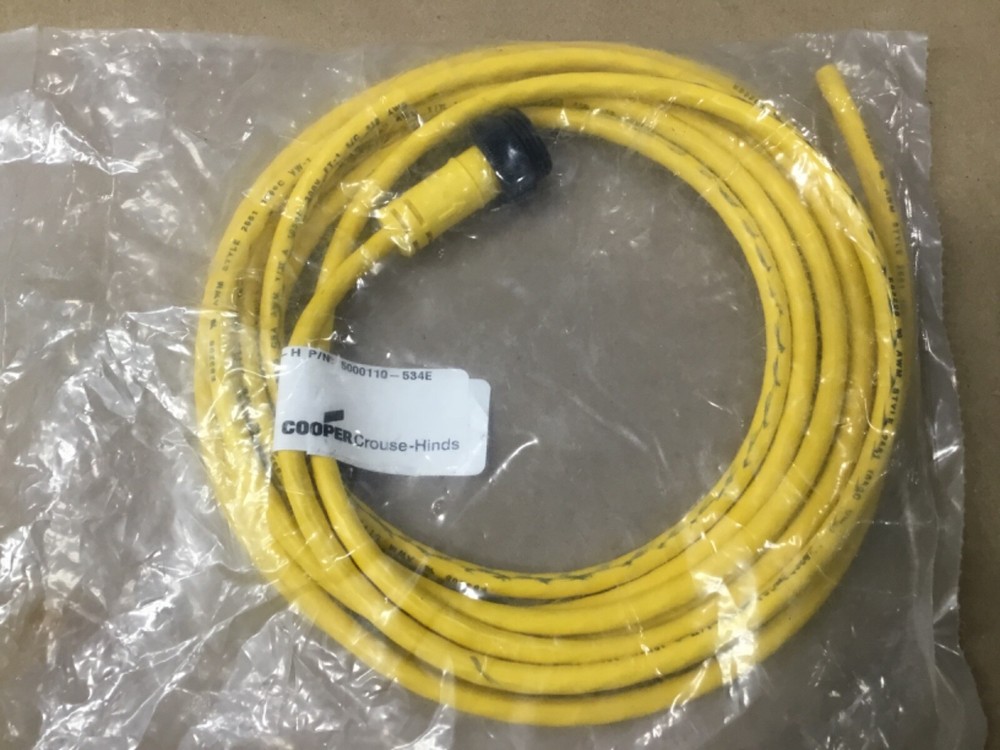 Cooper Crouse Hinds Cable 5000110-534E Joy Cooper Interconnect 300V #01G96RM