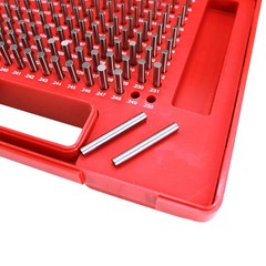 Pin Gauge Pin Gage Set 190/250pcs M1 M2 Class ZZ Metric Steel for Maintenance US