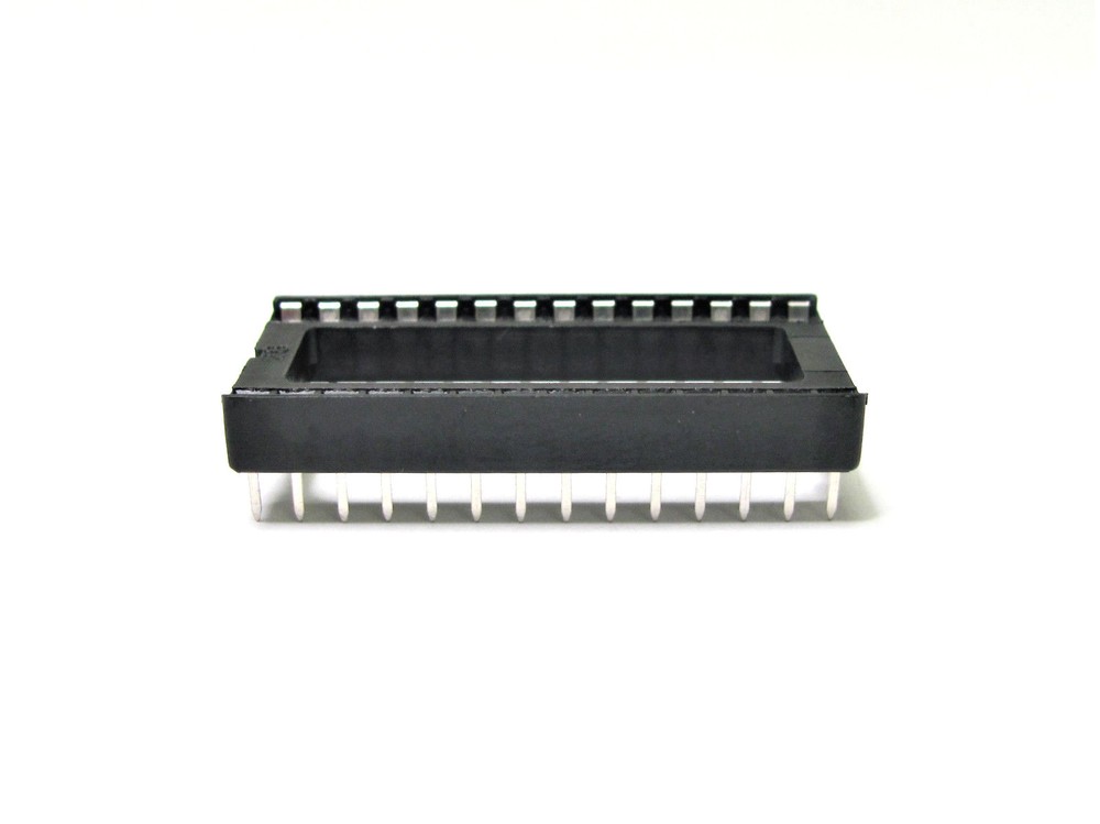 (34x) 28 Pin IC Dip Socket, .6″ Spacing, NEW! Harwin HIS-46001-28 – NEW