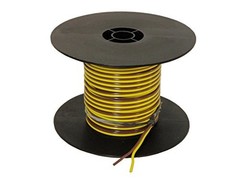 2-Wire Bonded Parallel – Yellow/Brown – 100 Feet – 16 gauge
