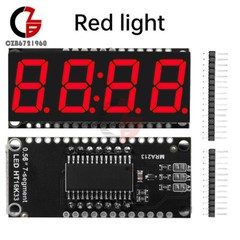 0.56-inch 4-digit 7-segment LED Display Module Clock Module HT16K33 Driver I2C