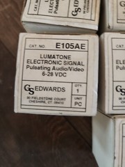 Edwards E105AE Pulsating Visual Signal Indicator Light Lumatone 6-28 VDC