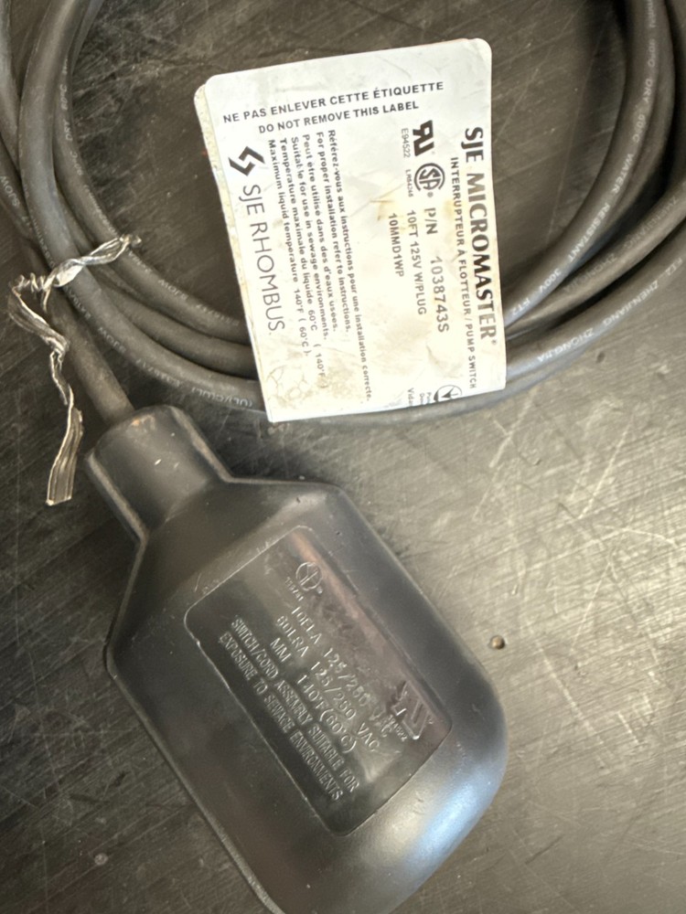 SJE RHOMBUS MICROMASTER 1038743S 10MMD1WP INDUSTRIAL CONTROL MODULE-USED TESTED