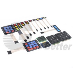 1 2 3 4 Key Membrane Switch Keypad 1×1 1×2 1×3 1×4 Matrix Array Keypad Keyboard