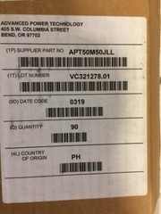 APT50M50JLL APT Trans MOSFET N-CH 500V 71A 4-Pin SOT-227 MODULE 1 UNIT
