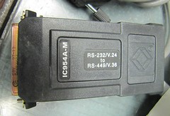 BLACK BOX MINI INTERFACE CONVERTER CABLE RS-232/V.24 RS-449/V.36 IC954A-M
