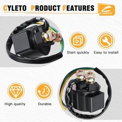 Starter Solenoid Relay for 4-Stroke 110cc 150cc 50cc 125cc 200cc 250cc 70cc 9