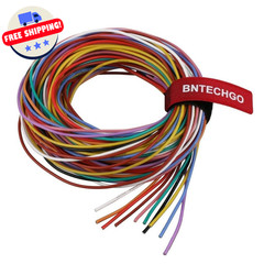 20 AWG Silicone Wire 10 Color Kit – 100Ft, Tinned Copper, Flexible