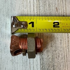 Lot of 10 Panduit SBC2-C Mechanical Copper Lug Split Bolt Connector 600V 6-2 AWG