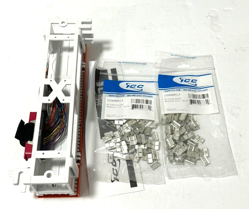 ICC 66 Wiring Block Single Female Telco 25 IC066SFT25