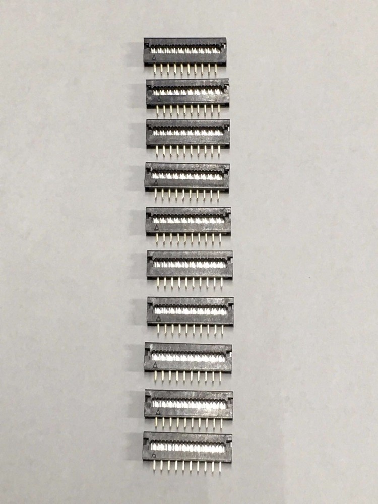 IDC Connector 2.54mm pitch 20 pins Ribbon Connectors 20 PIN (10 set male)