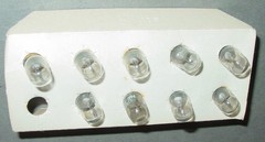 9 Vintage GE NE-51 Glow Lamps General Electric Radio Panel Neon Pilot Bulbs Lot