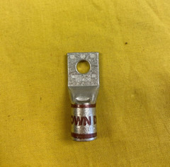 BURNDY / YAV2CLTC14FX / COMPRESSION, #2AWG, FLEX, 1 HOLE, 1/4″ STUD,STND, W/ WND