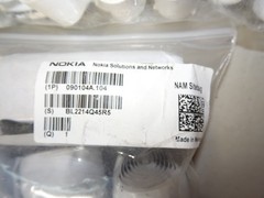 6 mixed bags Siemon CCC-0.63-C10-OR Color Coded Cuff, Bag of 100, Orange