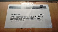 Rittal Manage It Vertical Cable Manager 600mm Suited or 700/800mm Single 9969593