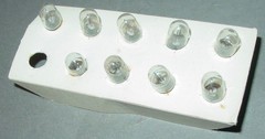 9 Vintage GE NE-51 Glow Lamps General Electric Radio Panel Neon Pilot Bulbs Lot