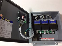 Square D TVS4EMA12AC Surge Suppressor 480Y/277V 3 Phase 4 Wire 120KA
