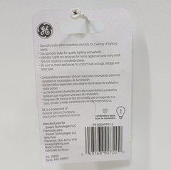 GE Clear S6 Light Bulbs 6W 2‑Pack 120V Candelabra Base 15820 Specialty Mini Bulb
