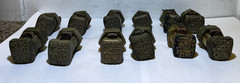 Lot of 12 – Burndy KS27 Ground Bolt Connectors R3/0 T8-3/0