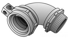 Oz-Gedney 4Q-9200LT, 2″, Insulated with Lug, 90D, Liquid Tight Connector, 2pc