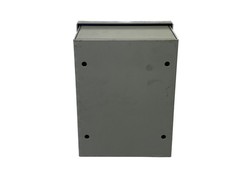 NEW Wiegmann 6”x 8”x4” Carbon Steel Type 1 Gray Electrical Enclosure N1C060804