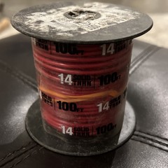 Southwire 14 awg Red Solid Copper Insulated Wire THHN THWN AWM 100 Feet 600 volt