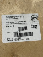 755′ Thermon Heating Cable TEK 3C50-OJ Heat Trace Wire PN: 21219
