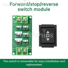 DC 0-120V DC Motor Controller Forward/Stop/Reverse Switch Module 5A 10A 20A