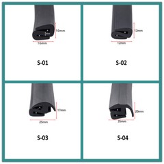 Rubber Window Windscreen Seal Glass Sealing Strip Waterproof of Cabinet Doors