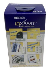 BRADY IDXPERT Black on Yellow Labeling Cartridge XPS-187-CONT-YL-BK .187” Dia 8