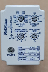 New, MotorSaver SymCom 201A-AU Voltage Monitor 190-480VAC