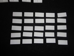 LOT OF FIFTY (50) ALUMINA CERAMIC DOUBLE SAMPLE PANS No.: 391