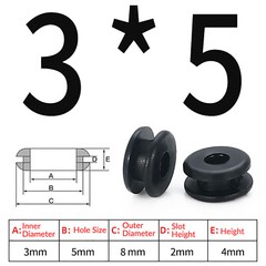 Open Wire Grommets Rubber Grommet Gromet Blind Plug Bung Bungs – ID 3mm To 22mm