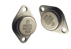 2N5885 NPN Power Silicon Transistor TO-3 Pack of 2