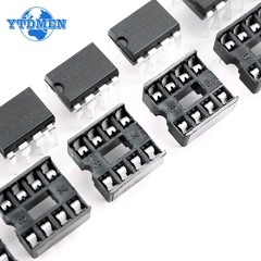 20PCS Timer Programming Oscillator Chip NE555 NE555P IC 555 & 8 Pin DIP Sockets
