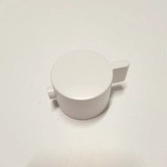 1Pcs New Shower accessories 92215700 thermostat handle avant-garde white