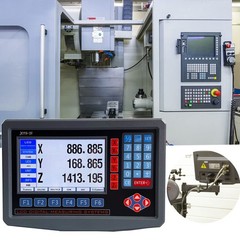 LCD Digital Readout with Precision Linear Scale for Milling Lathe Machine 3 Axis