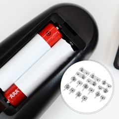 1 Set Durable Metal Battery Spring Contact Plate for Remote Control Silver