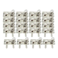 20 Pair AA Battery Springs Conversion Contacts for Battery Box Remote Control