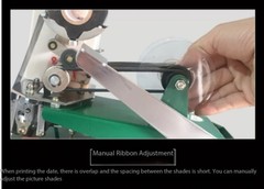 Color Ribbon Coding Machine, Constant Temperature Copper Character Hand Press
