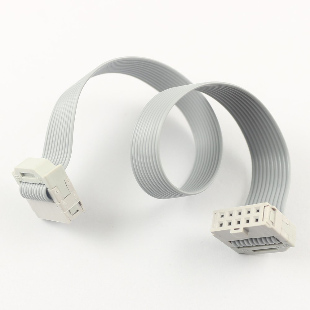 5Pcs 2.54mm Pitch 2×5 Pin 10 Pin 10 Wire Extension IDC Flat Ribbon Cable L= 20CM
